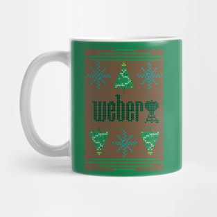 Weber Ugly Holiday Sweater Mug